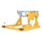 Vestil Steel Fork Truck Drum Carrier/Rotator For Steel 55 gal. Drums, 1500 lb Capacity, Yellow DCR-205-15 - alternate 3